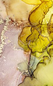 Превью обои краска, разводы, fluid art, абстракция