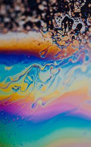 Превью обои краска, разводы, fluid art, абстракция, жидкость