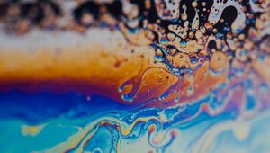 Превью обои краска, разводы, fluid art, абстракция, жидкость