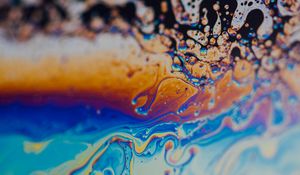 Превью обои краска, разводы, fluid art, абстракция, жидкость