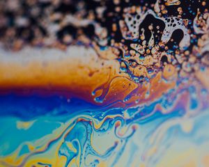 Превью обои краска, разводы, fluid art, абстракция, жидкость