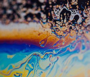 Превью обои краска, разводы, fluid art, абстракция, жидкость