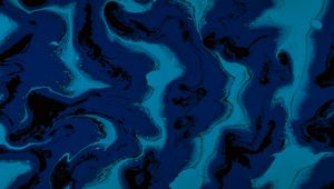 Превью обои краска, разводы, fluid art, жидкость, синий