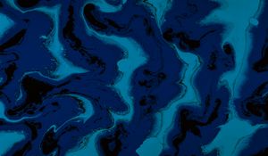 Превью обои краска, разводы, fluid art, жидкость, синий