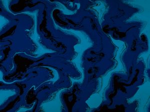 Превью обои краска, разводы, fluid art, жидкость, синий