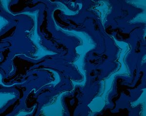 Превью обои краска, разводы, fluid art, жидкость, синий