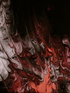 Превью обои краска, разводы, fluid art, абстракция, красный