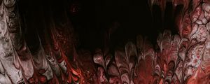 Превью обои краска, разводы, fluid art, абстракция, красный