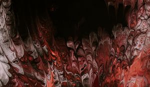 Превью обои краска, разводы, fluid art, абстракция, красный
