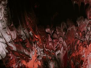 Превью обои краска, разводы, fluid art, абстракция, красный