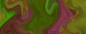 Превью обои краска, разводы, fluid art, абстракция, разноцветный, волны