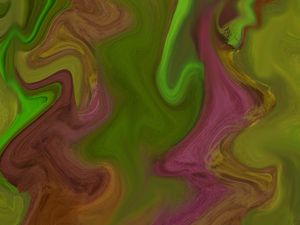 Превью обои краска, разводы, fluid art, абстракция, разноцветный, волны