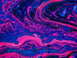 Превью обои краска, разводы, fluid art, абстракция, жидкость, блестки