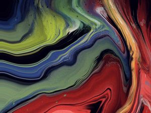 Превью обои краска, разводы, fluid art, абстракция, искажение