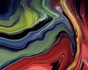 Превью обои краска, разводы, fluid art, абстракция, искажение
