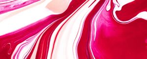 Превью обои краска, разводы, fluid art, абстракция, красный, белый