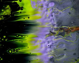 Превью обои краска, разводы, fluid art, абстракция, пятна, разноцветный