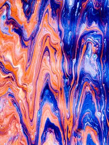 Превью обои краска, разводы, разноцветный, fluid art, абстракция