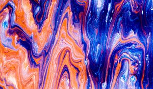 Превью обои краска, разводы, разноцветный, fluid art, абстракция