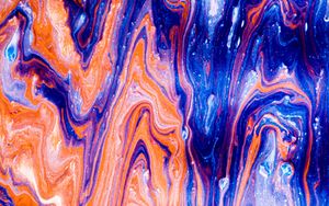 Превью обои краска, разводы, разноцветный, fluid art, абстракция