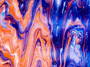 Превью обои краска, разводы, разноцветный, fluid art, абстракция