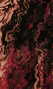 Превью обои краска, разводы, жидкость, fluid art, разноцветный, темный
