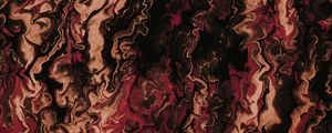 Превью обои краска, разводы, жидкость, fluid art, разноцветный, темный