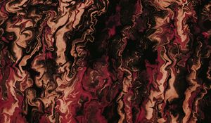 Превью обои краска, разводы, жидкость, fluid art, разноцветный, темный
