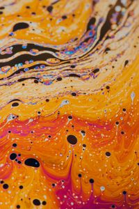 Превью обои краска, разводы, жидкость, fluid art, разноцветный, пятна