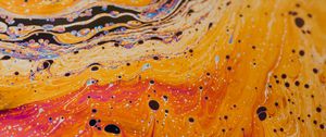 Превью обои краска, разводы, жидкость, fluid art, разноцветный, пятна