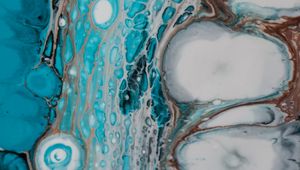 Превью обои краска, разводы, жидкость, fluid art, пятна, капли