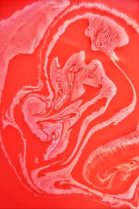 Превью обои краска, разводы, жидкость, fluid art, абстракция, красный