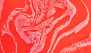 Превью обои краска, разводы, жидкость, fluid art, абстракция, красный
