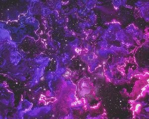Превью обои краска, разводы, звезды, fluid art, абстракция
