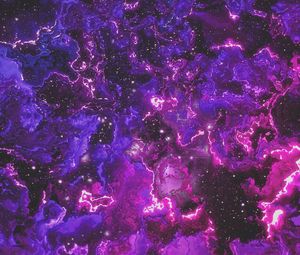 Превью обои краска, разводы, звезды, fluid art, абстракция