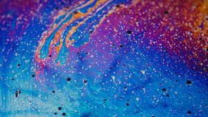 Превью обои краска, жидкость, fluid art, пятна, разноцветный