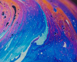 Превью обои краска, жидкость, fluid art, разноцветный, разводы