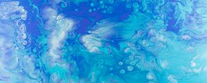 Превью обои краска, жидкость, fluid art, разводы, пятна, синий