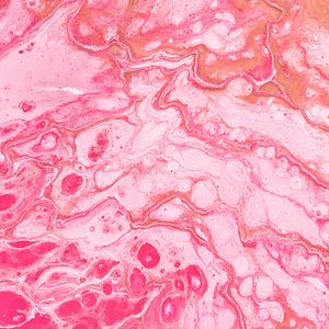 Превью обои краска, жидкость, fluid art, разводы, розовый, пятна