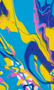 Превью обои краска, жидкость, fluid art, разноцветный, абстракция