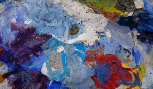 Превью обои краска, жидкость, fluid art, разводы, разноцветный, абстракция
