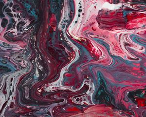 Превью обои краска, жидкость, fluid art, разводы, волна, пятна, розовый