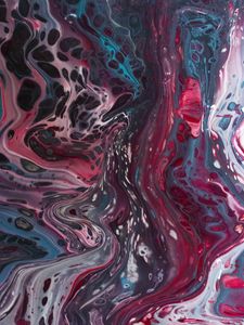 Превью обои краска, жидкость, fluid art, разводы, пятна, разноцветный