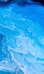 Превью обои краска, жидкость, fluid art, разводы, блеклый, синий