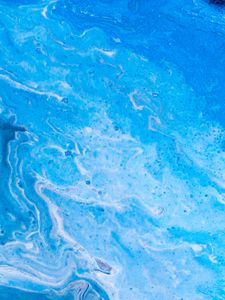 Превью обои краска, жидкость, fluid art, разводы, блеклый, синий