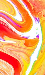 Превью обои краска, жидкость, fluid art, разводы, полосы, разноцветный