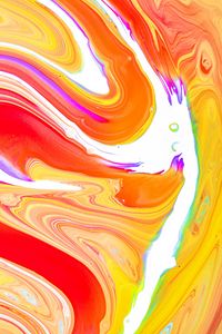 Превью обои краска, жидкость, fluid art, разводы, полосы, разноцветный