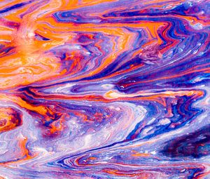 Превью обои краска, жидкость, fluid art, разводы, разноцветный, современный