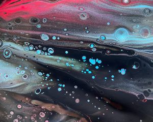 Превью обои краска, жидкость, fluid art, разводы, круги, арт