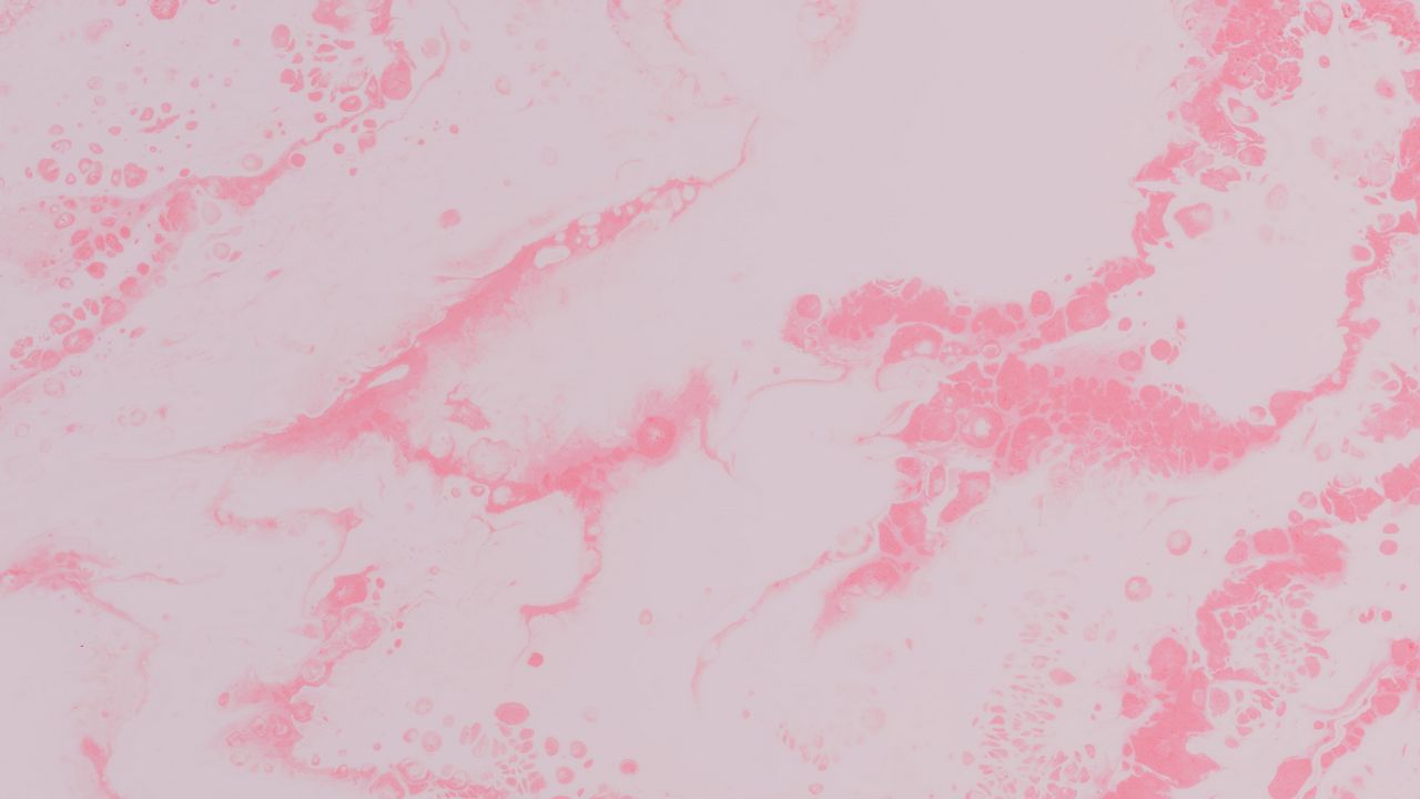 Обои краска, жидкость, пятна, разводы, fluid art, розовый